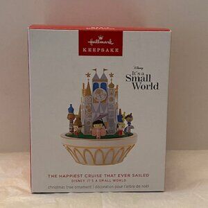 2024 Its A Small World Happiest Cruise Disney Hallmark Keepsake Ornament